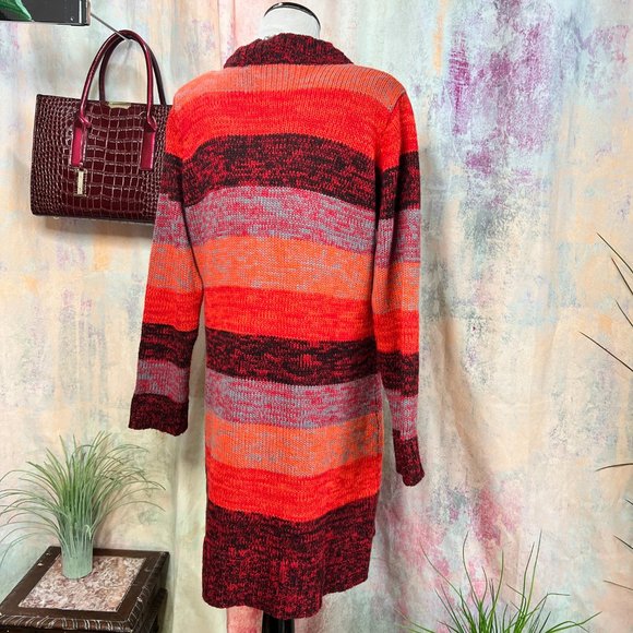 πDerek Heart Knitted Warm Long Sleeves Dress with Cable Pattern - Picture 2 of 14
